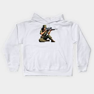 Sniper Girl Kids Hoodie